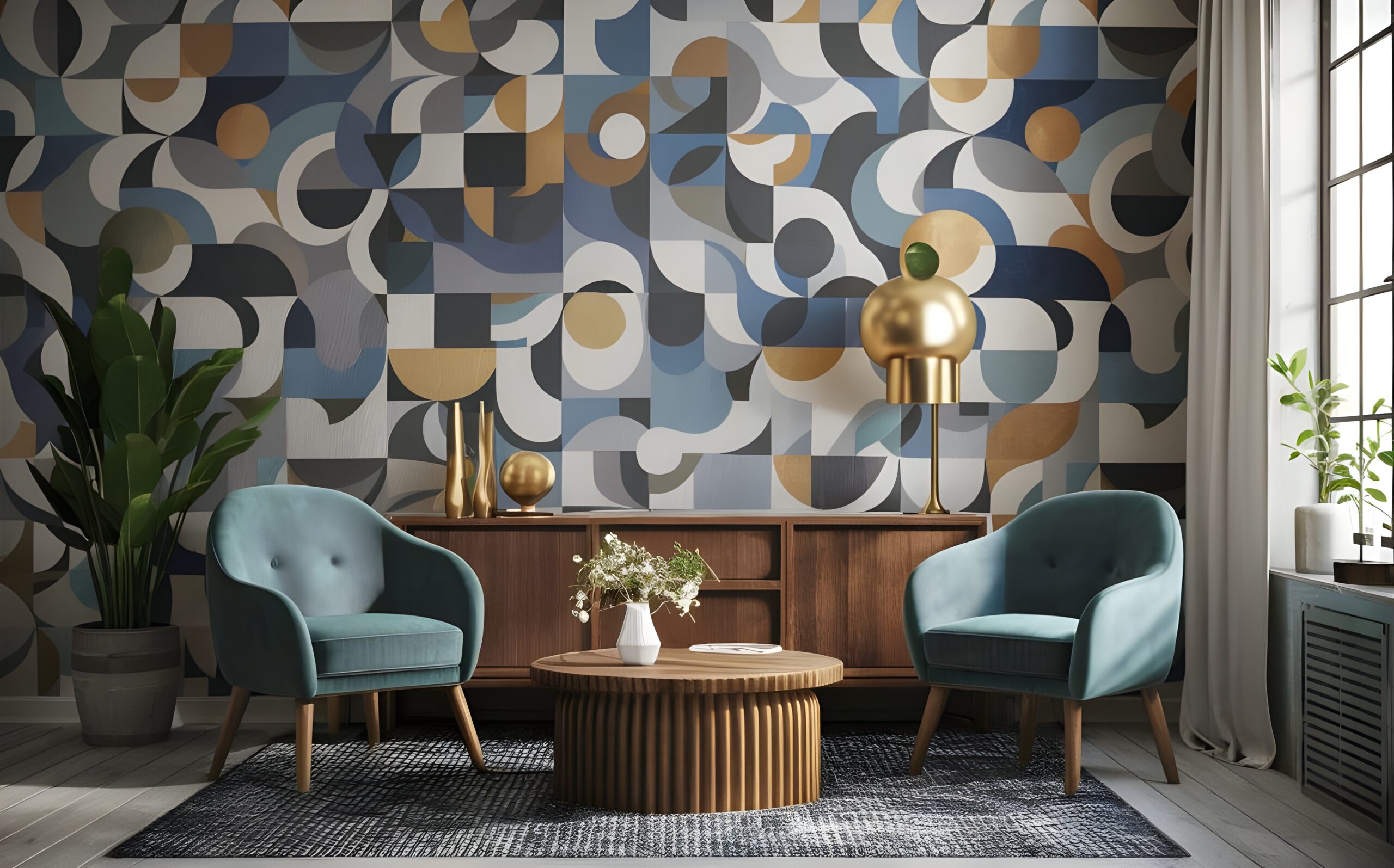 modern-geometric-wallpaper-design-with-gray-gold-blue-shapes-canvas-poster-background